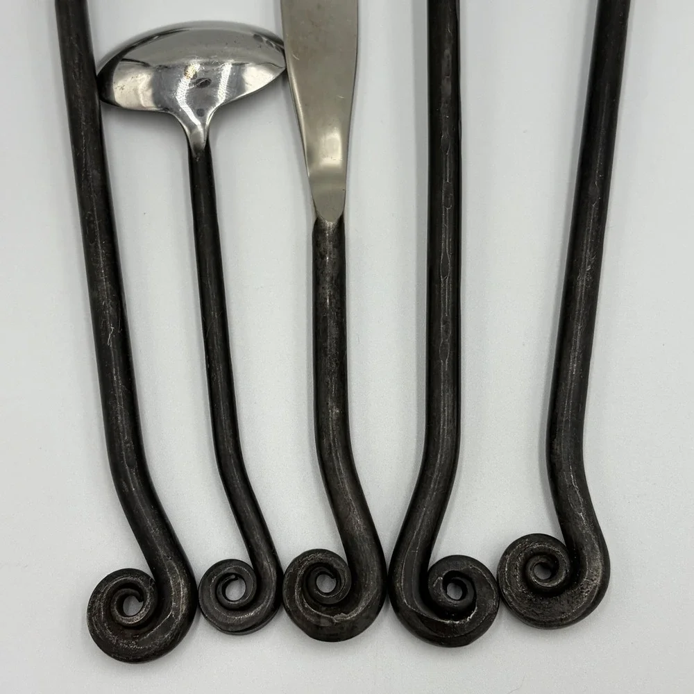Gourmet Settings TREBLE CLEF 18/10 Stainless 5- Piece Hostess Serving Set